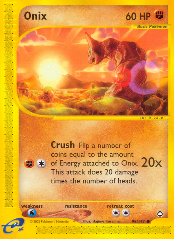 Onix (98/147) [Aquapolis] | Exor Games Dartmouth