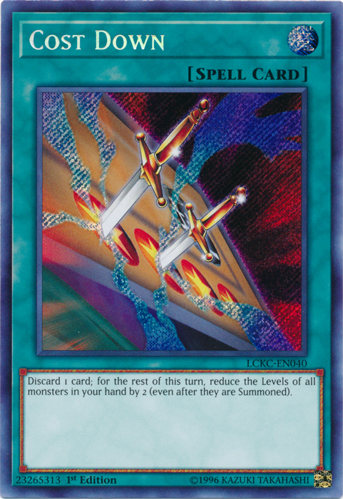 Cost Down [LCKC-EN040] Secret Rare | Exor Games Dartmouth