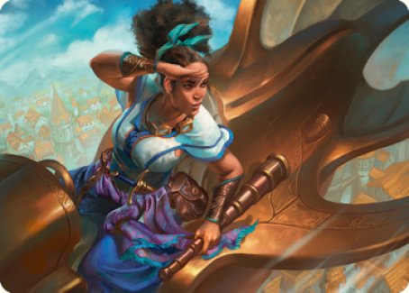 Talas Lookout Art Card [Dominaria United Art Series] | Exor Games Dartmouth