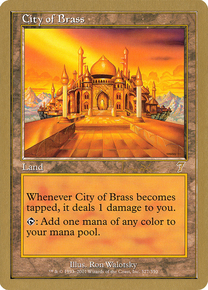 City of Brass (Jan Tomcani) [World Championship Decks 2001] | Exor Games Dartmouth