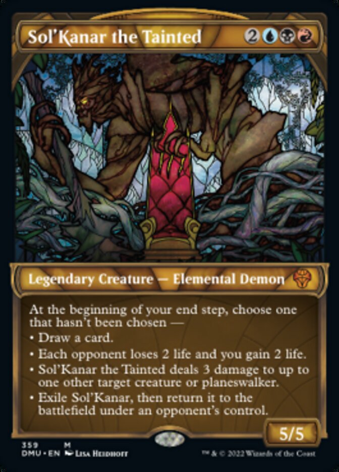 Sol'Kanar the Tainted (Showcase Textured) [Dominaria United] | Exor Games Dartmouth