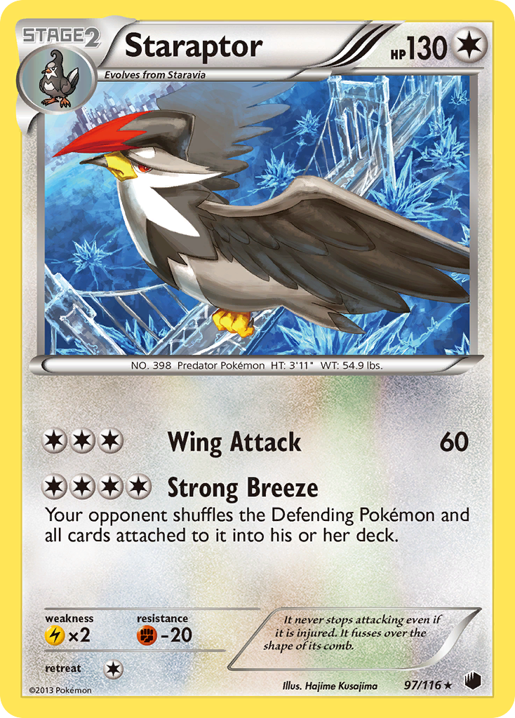 Staraptor (97/116) [Black & White: Plasma Freeze] | Exor Games Dartmouth