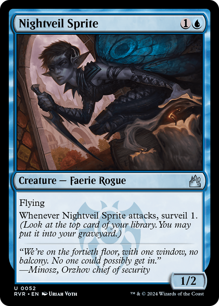 Nightveil Sprite [Ravnica Remastered] | Exor Games Dartmouth