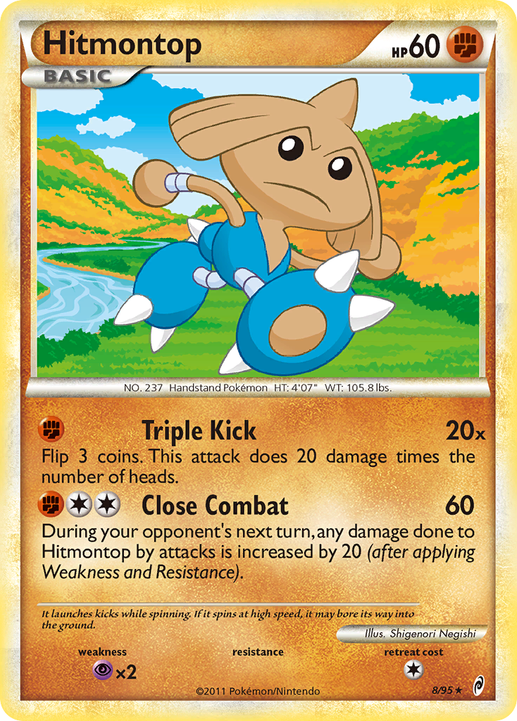 Hitmontop (8/95) [HeartGold & SoulSilver: Call of Legends] | Exor Games Dartmouth