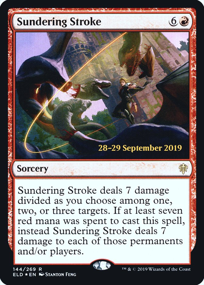 Sundering Stroke  [Throne of Eldraine Prerelease Promos] | Exor Games Dartmouth