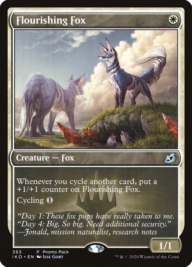 Flourishing Fox (Promo Pack) [Ikoria: Lair of Behemoths Promos] | Exor Games Dartmouth