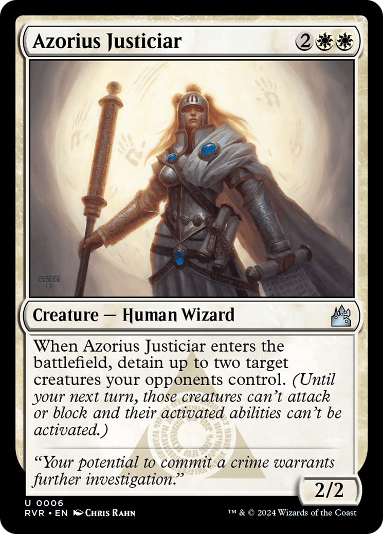 Azorius Justiciar [Ravnica Remastered] | Exor Games Dartmouth