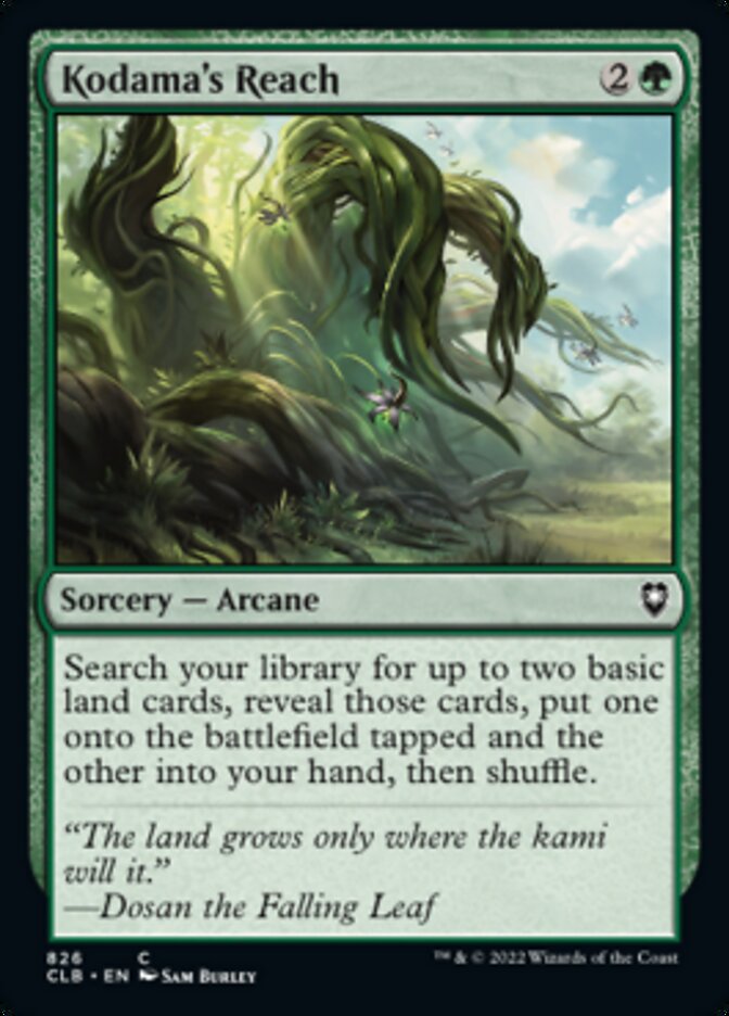 Kodama's Reach [Commander Legends: Battle for Baldur's Gate] | Exor Games Dartmouth