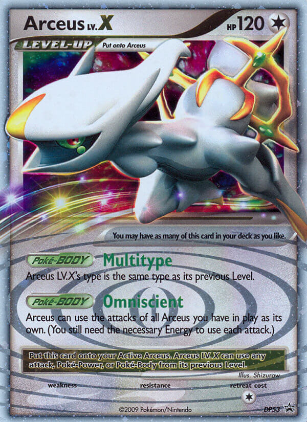 Arceus Lv.X (DP53) [Diamond & Pearl: Black Star Promos] | Exor Games Dartmouth