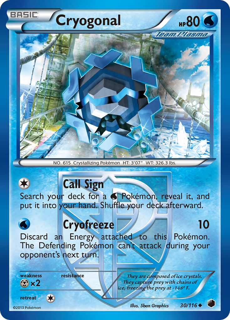 Cryogonal (30/116) [Black & White: Plasma Freeze] | Exor Games Dartmouth