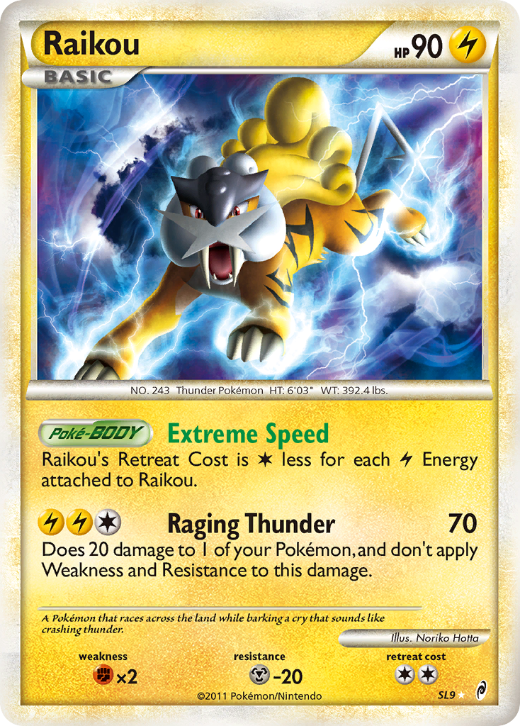 Raikou (SL9) [HeartGold & SoulSilver: Call of Legends] | Exor Games Dartmouth