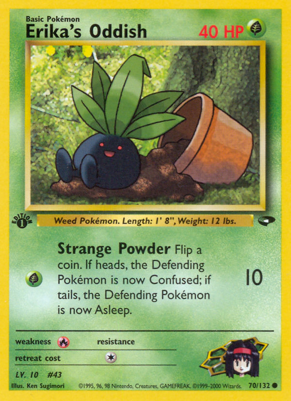 Erika's Oddish (70/132) [Gym Challenge 1st Edition] | Exor Games Dartmouth