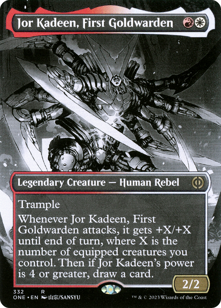 Jor Kadeen, First Goldwarden (Borderless Manga) [Phyrexia: All Will Be One] | Exor Games Dartmouth