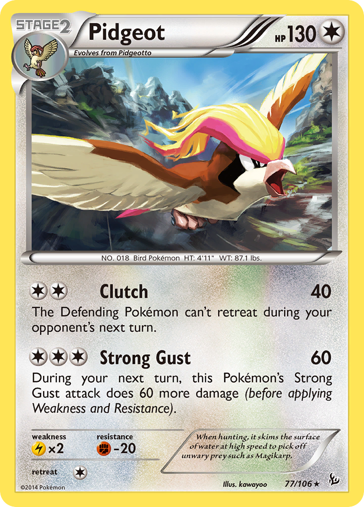Pidgeot (77/106) [XY: Flashfire] | Exor Games Dartmouth