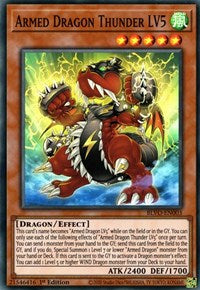 Armed Dragon Thunder LV5 [BLVO-EN003] Super Rare | Exor Games Dartmouth