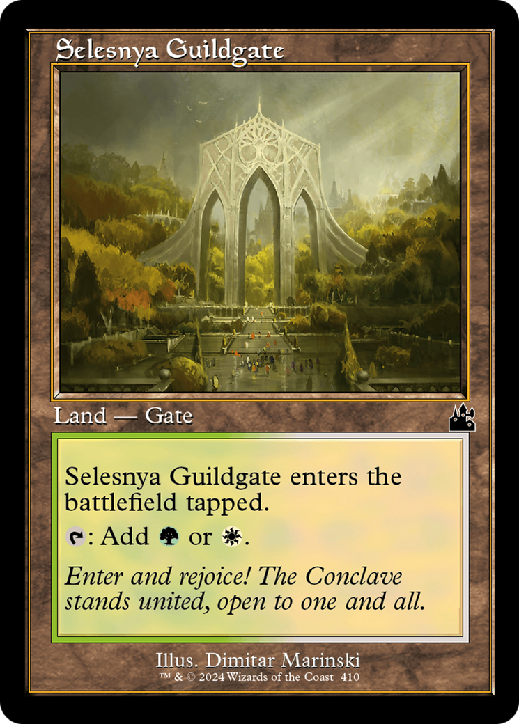 Selesnya Guildgate (Retro Frame) [Ravnica Remastered] | Exor Games Dartmouth