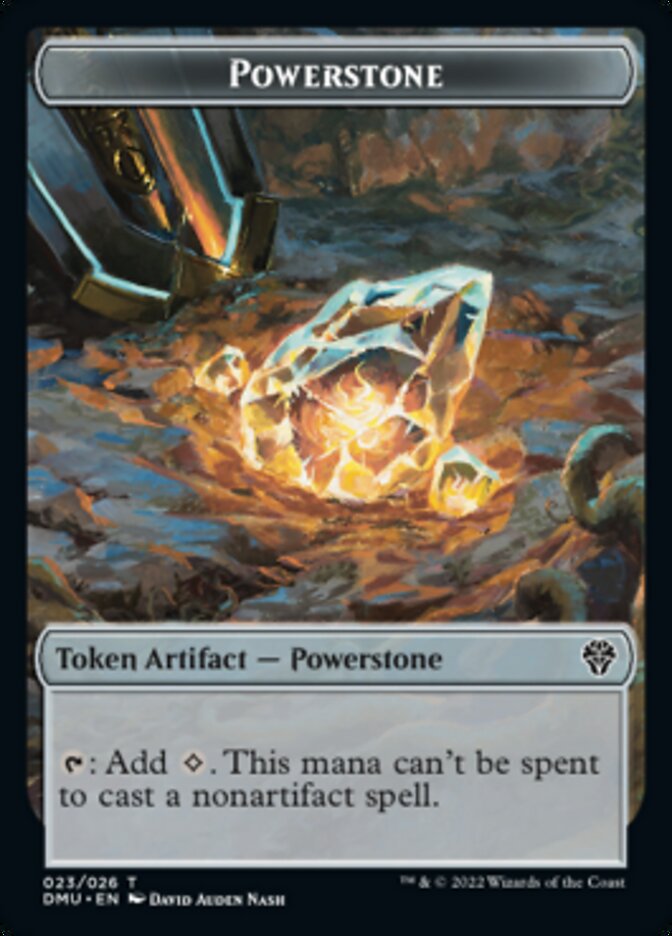 Powerstone Token [Dominaria United Tokens] | Exor Games Dartmouth