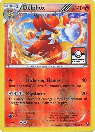 Delphox (13/124) (League Promo) [XY: Fates Collide] | Exor Games Dartmouth