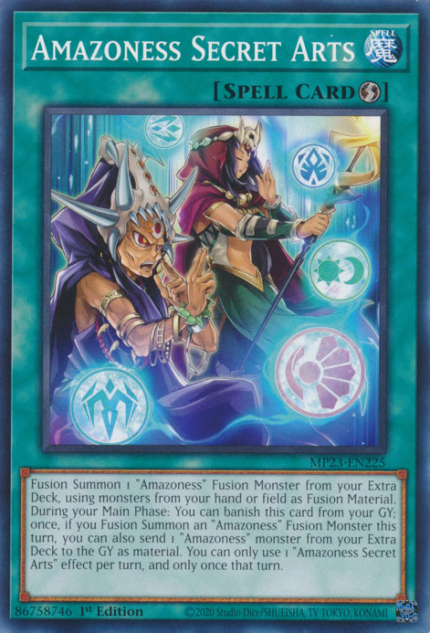 Amazoness Secret Arts [MP23-EN225] Common | Exor Games Dartmouth