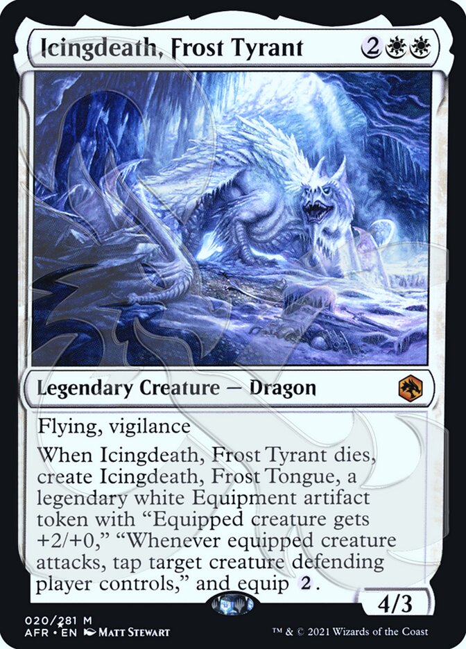 Icingdeath, Frost Tyrant (Ampersand Promo) [Dungeons & Dragons: Adventures in the Forgotten Realms Promos] | Exor Games Dartmouth