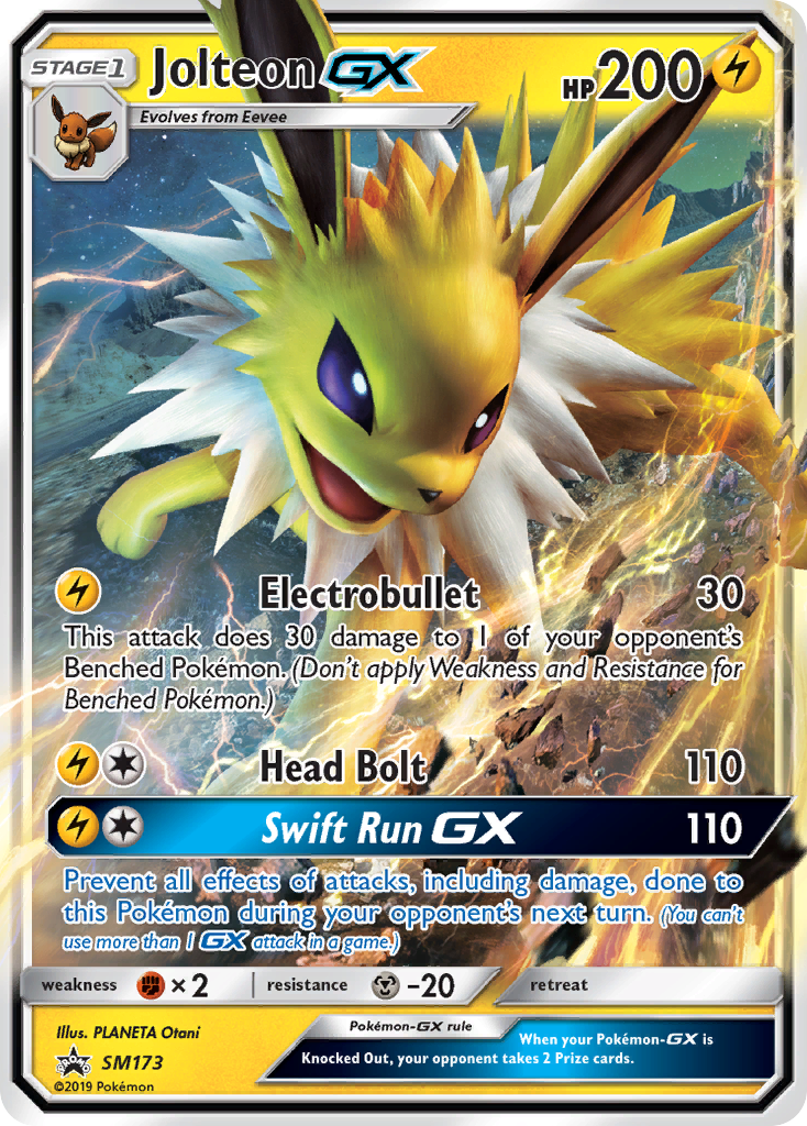 Jolteon GX (SM173) [Sun & Moon: Black Star Promos] | Exor Games Dartmouth