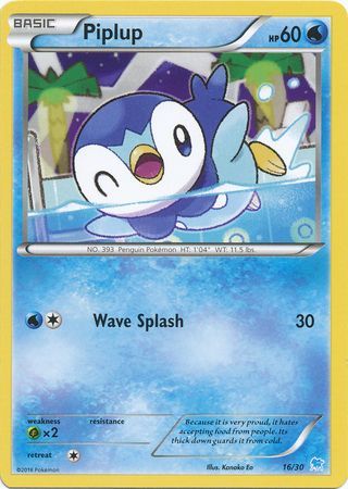 Piplup (16/30) [XY: Trainer Kit 3 - Suicune] | Exor Games Dartmouth