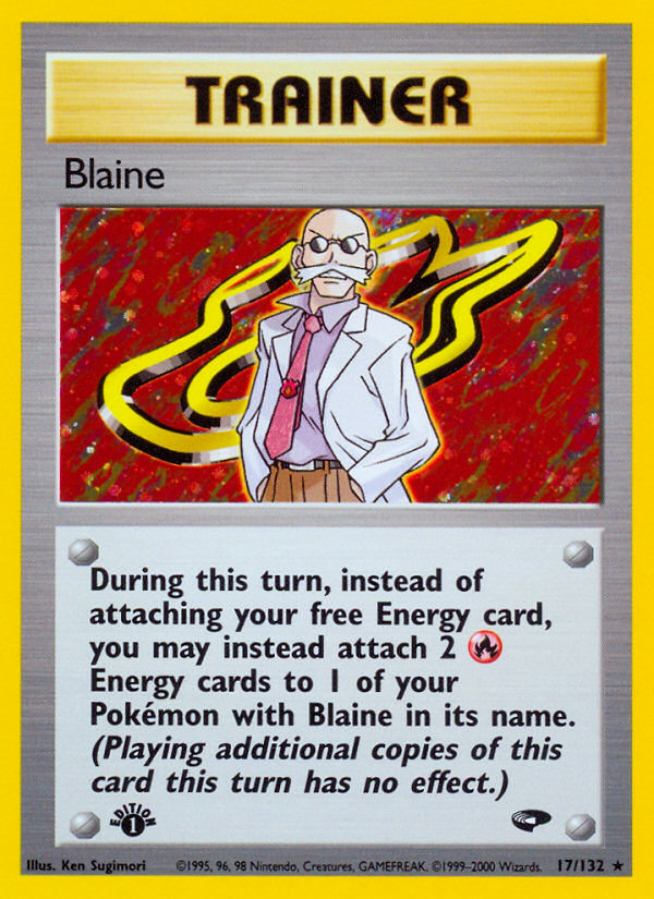 Blaine (17/132) [Gym Challenge 1st Edition] | Exor Games Dartmouth