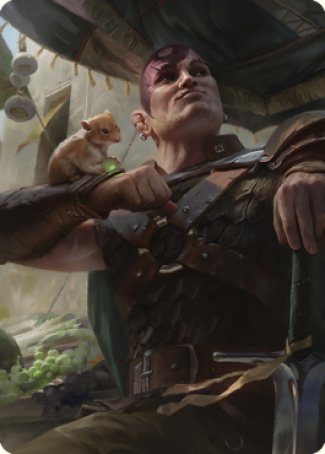 Minsc & Boo, Timeless Heroes Art Card (38) [Commander Legends: Battle for Baldur's Gate Art Series] | Exor Games Dartmouth