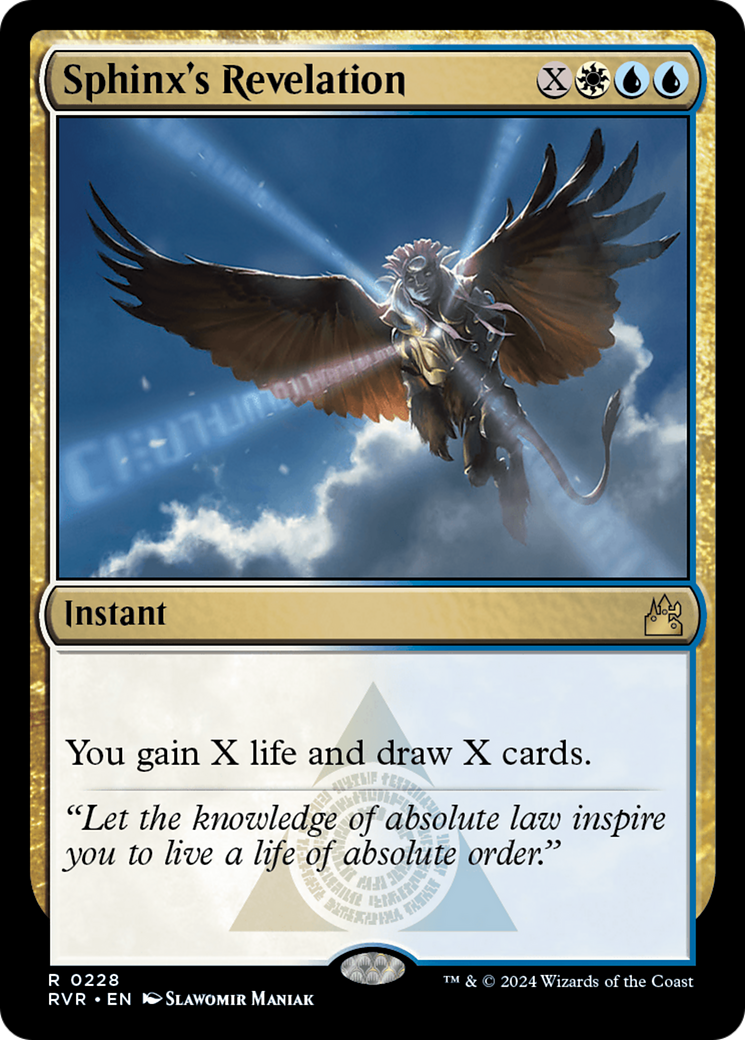 Sphinx's Revelation [Ravnica Remastered] | Exor Games Dartmouth