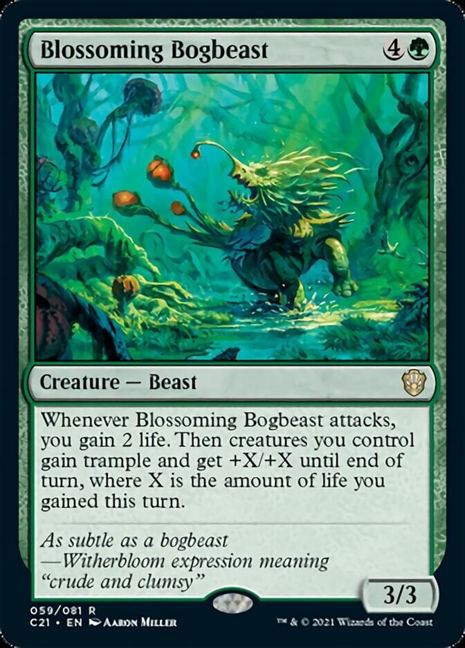 Blossoming Bogbeast [Commander 2021] | Exor Games Dartmouth