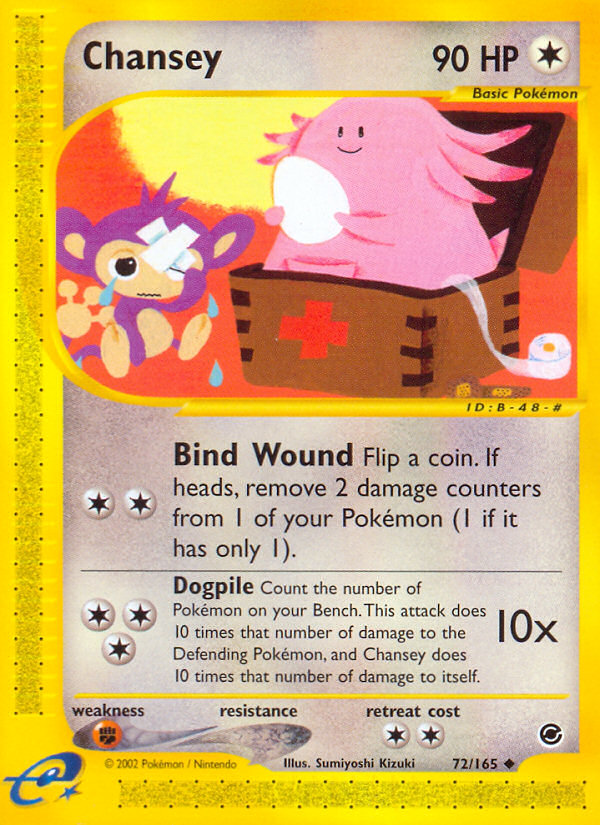 Chansey (72/165) [Expedition: Base Set] | Exor Games Dartmouth