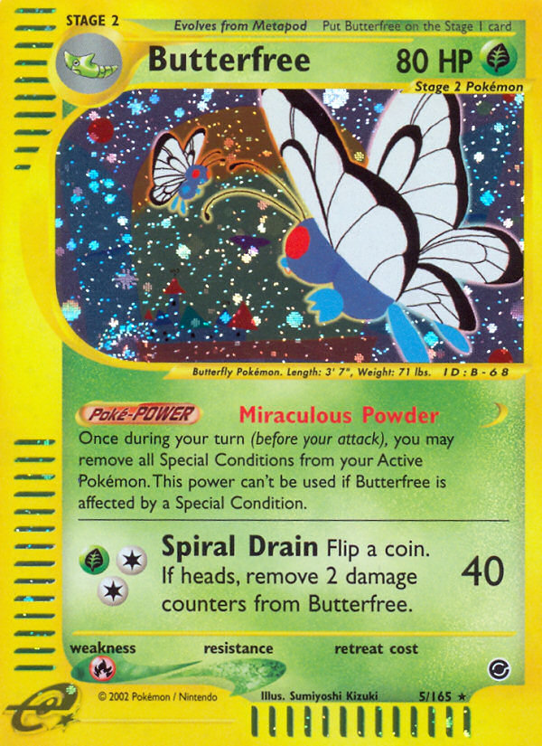 Butterfree (5/165) [Expedition: Base Set] | Exor Games Dartmouth