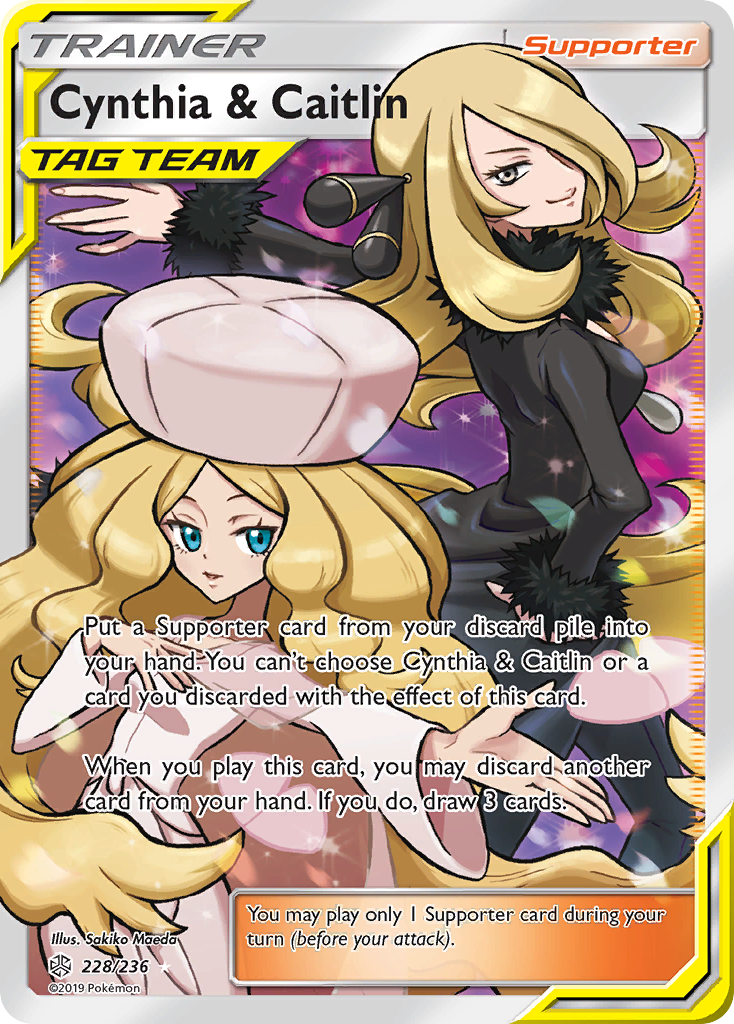 Cynthia & Caitlin (228/236) [Sun & Moon: Cosmic Eclipse] | Exor Games Dartmouth