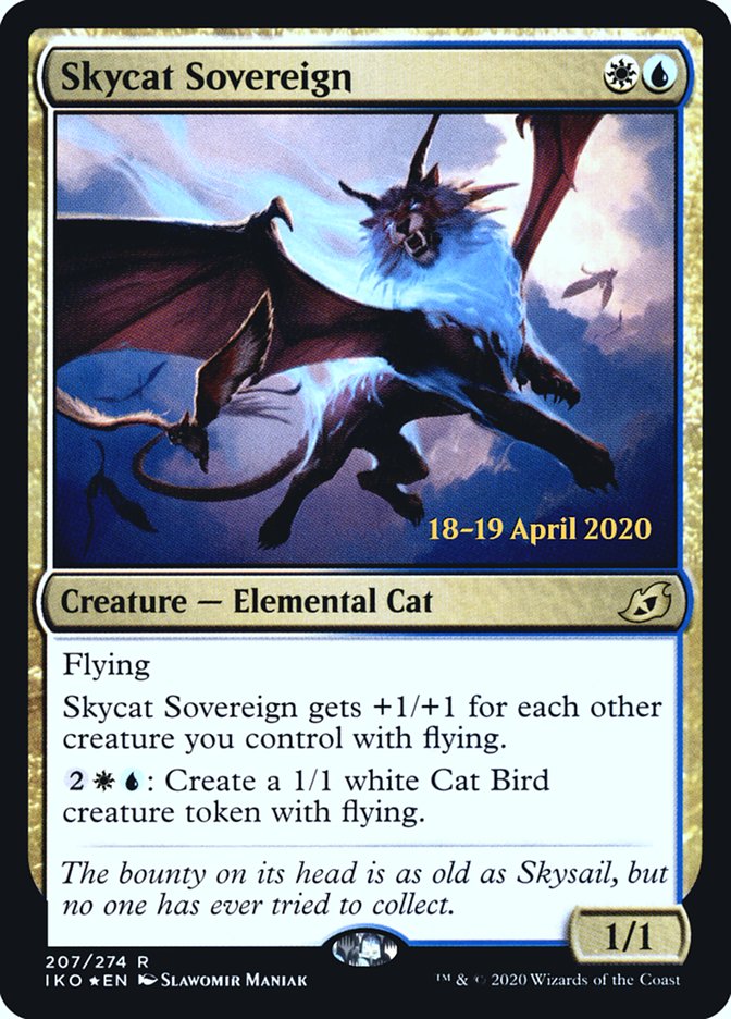 Skycat Sovereign  [Ikoria: Lair of Behemoths Prerelease Promos] | Exor Games Dartmouth