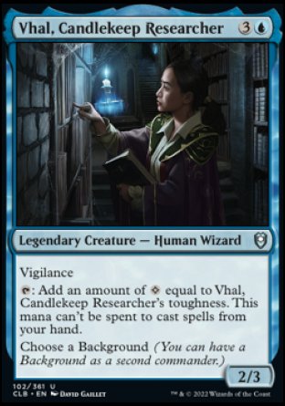 Vhal, Candlekeep Researcher [Commander Legends: Battle for Baldur's Gate] | Exor Games Dartmouth