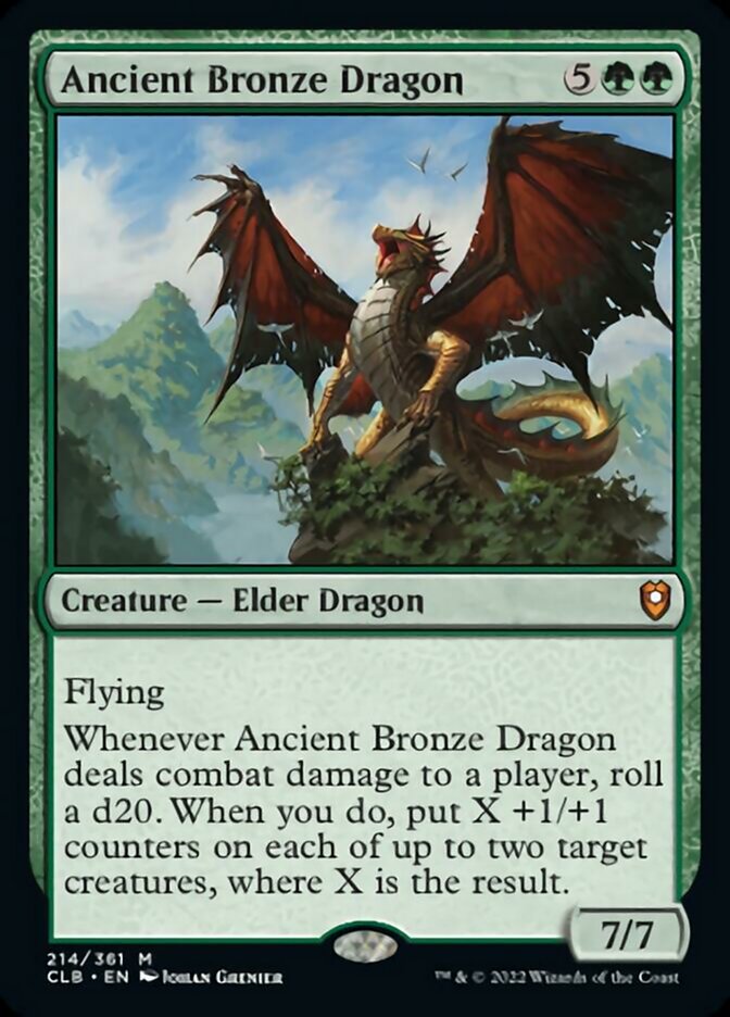 Ancient Bronze Dragon [Commander Legends: Battle for Baldur's Gate] | Exor Games Dartmouth