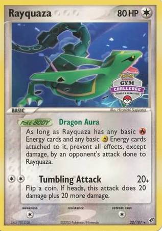 Rayquaza (22/107) (Gym Challenge Promo) [EX: Deoxys] | Exor Games Dartmouth