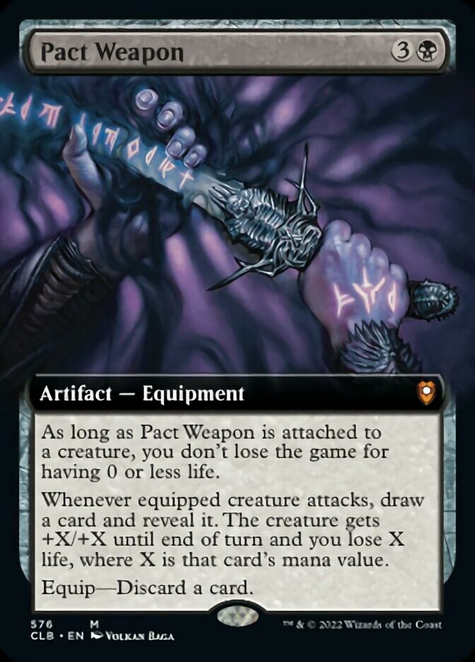 Pact Weapon (Extended Art) [Commander Legends: Battle for Baldur's Gate] | Exor Games Dartmouth