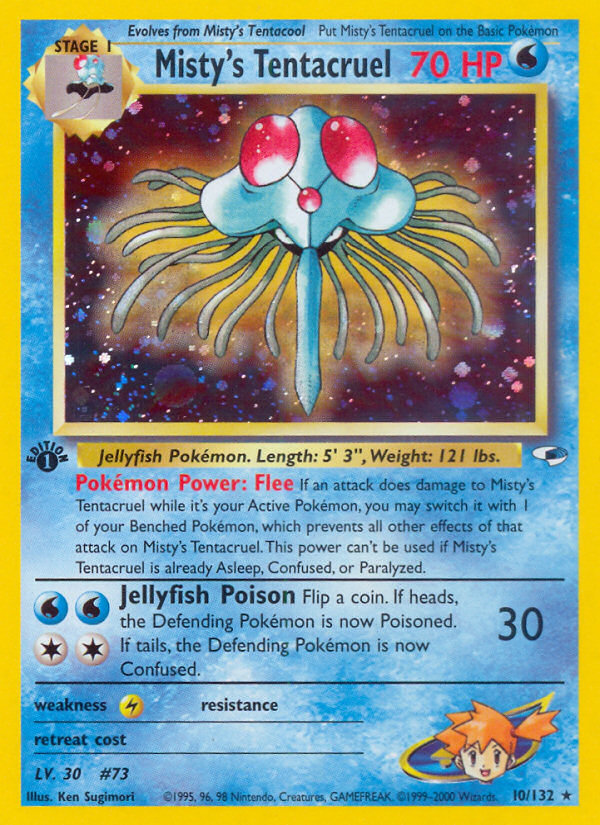 Misty's Tentacruel (10/132) [Gym Heroes 1st Edition] | Exor Games Dartmouth