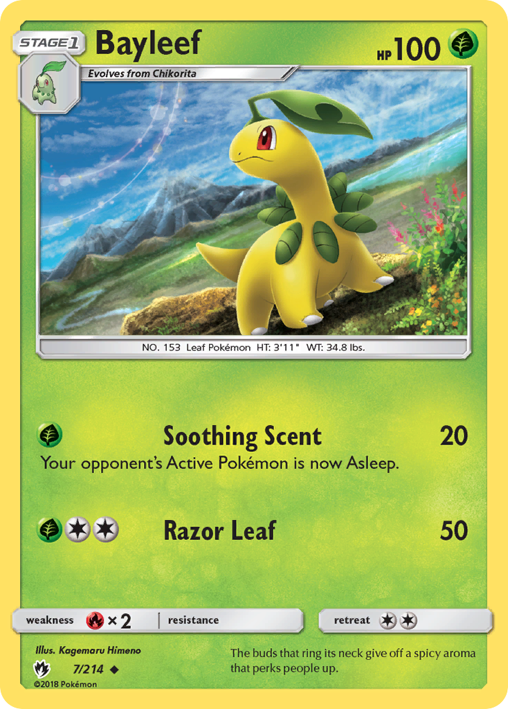 Bayleef (7/214) [Sun & Moon: Lost Thunder] | Exor Games Dartmouth