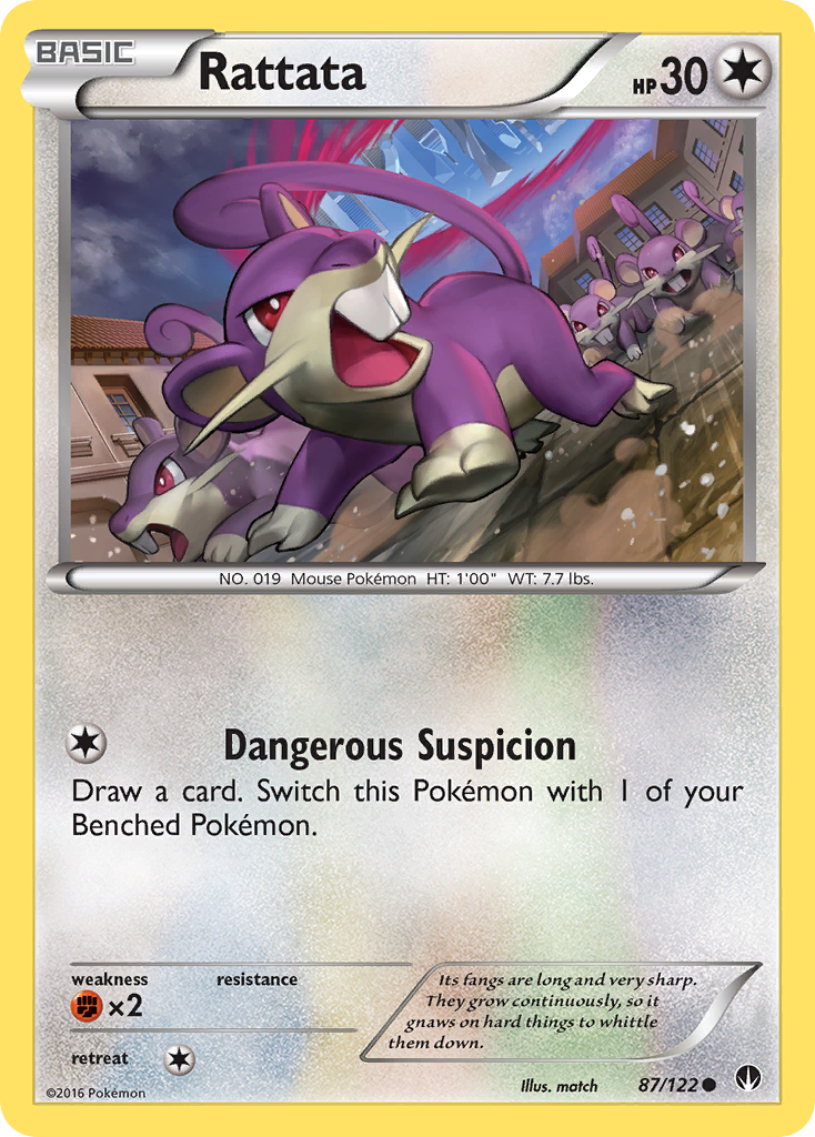 Rattata (87/122) [XY: BREAKpoint] | Exor Games Dartmouth