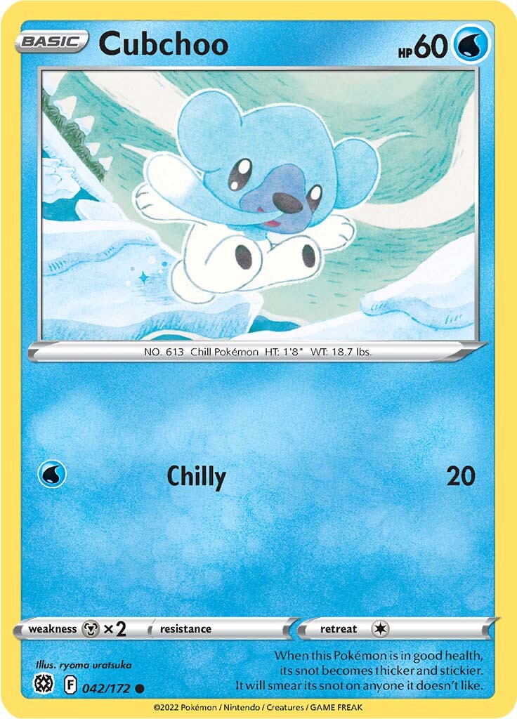 Cubchoo (042/172) [Sword & Shield: Brilliant Stars] | Exor Games Dartmouth