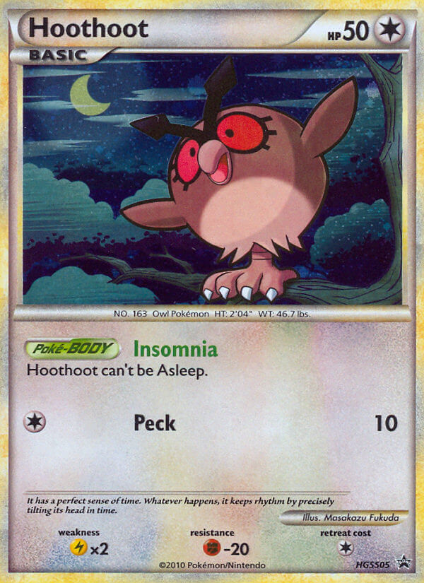 Hoothoot (HGSS05) [HeartGold & SoulSilver: Black Star Promos] | Exor Games Dartmouth