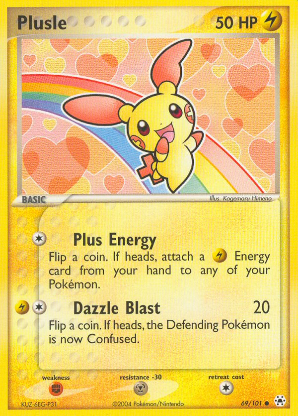 Plusle (69/101) [EX: Hidden Legends] | Exor Games Dartmouth