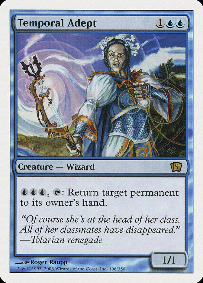 Temporal Adept [Eighth Edition] | Exor Games Dartmouth