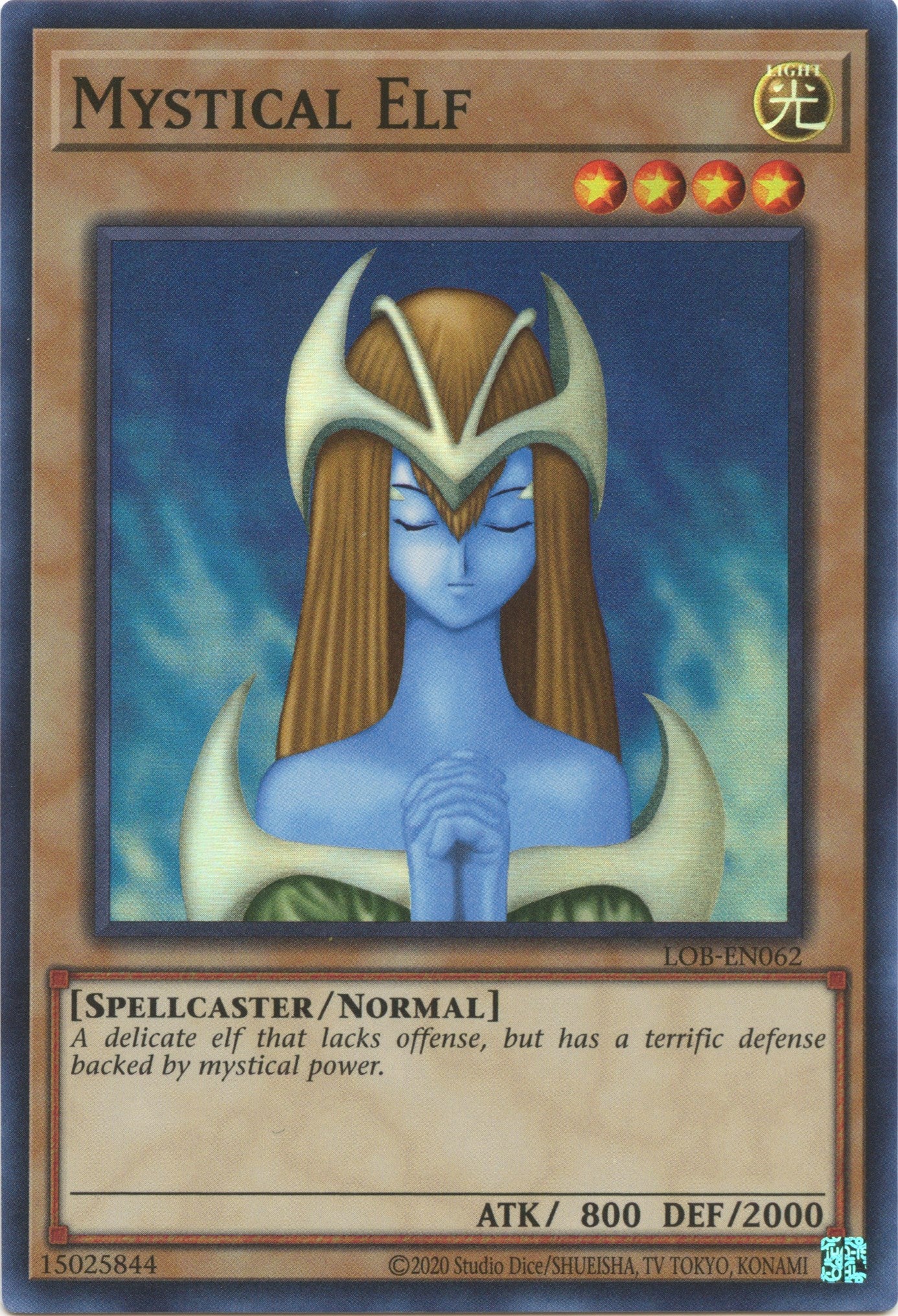 Mystical Elf (25th Anniversary) [LOB-EN062] Super Rare | Exor Games Dartmouth