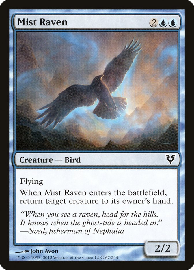 Mist Raven [Avacyn Restored] | Exor Games Dartmouth