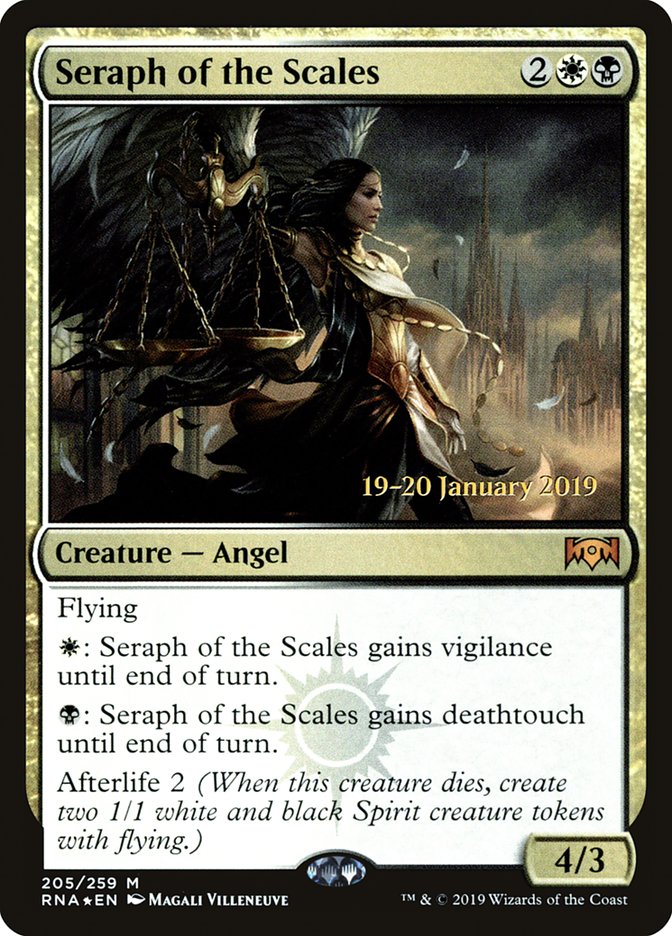 Seraph of the Scales [Ravnica Allegiance Prerelease Promos] | Exor Games Dartmouth