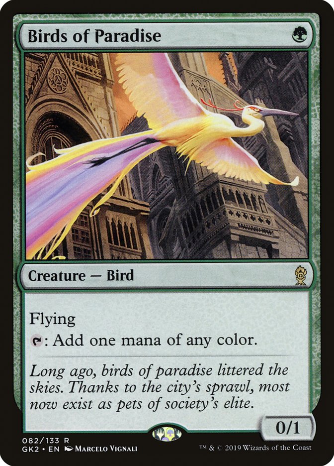 Birds of Paradise [Ravnica Allegiance Guild Kit] | Exor Games Dartmouth