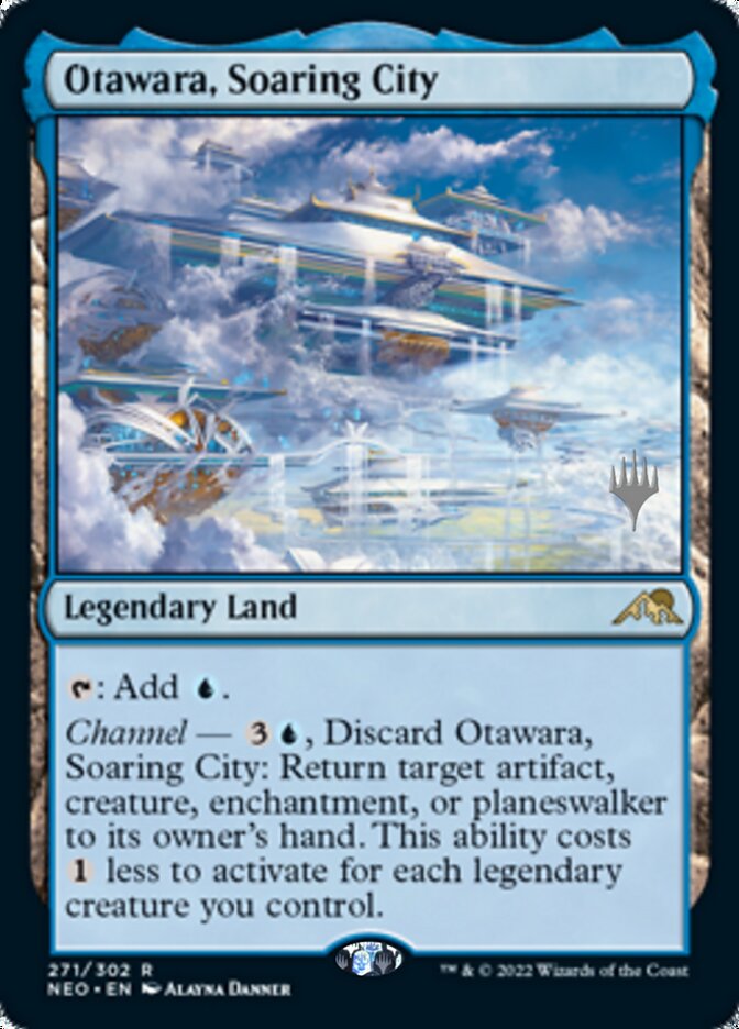 Otawara, Soaring City (Promo Pack) [Kamigawa: Neon Dynasty Promos] | Exor Games Dartmouth